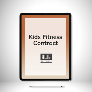 Kids Fitness Contract