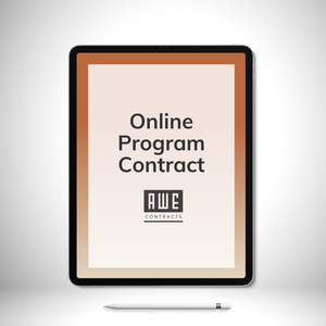 Online Program Contract