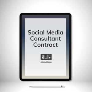 Social Media Consultant Contract