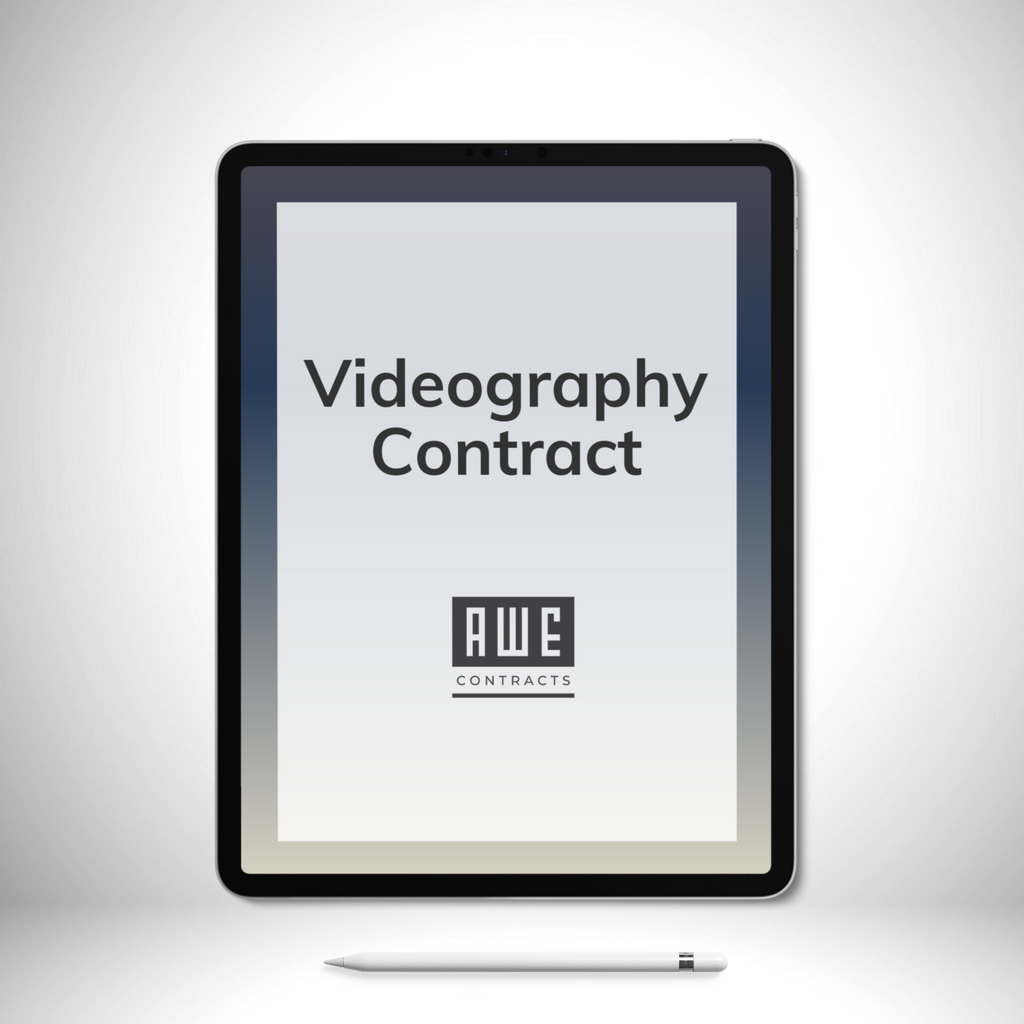Videography Contract – AWE Contracts Inc.